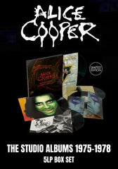 Alice Cooper - The Studio Albums 1975-1978 [5LP Box] Limited Black VInyl, Slipcase