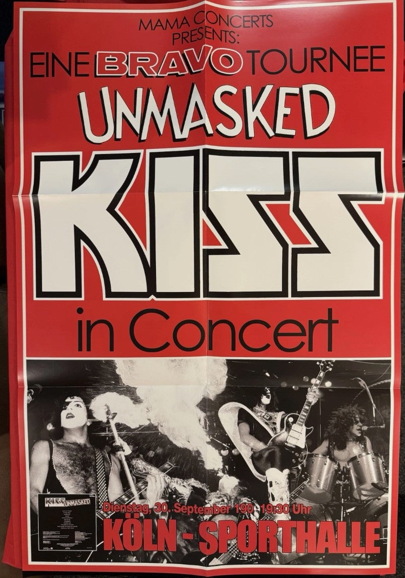 Kiss - Tour '80 Unmasked [2LP] Limited Red Colored Vinyl, Giant