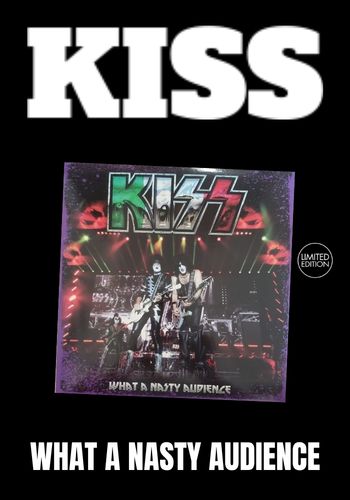 Kiss - What A Nasty Audience [3LP] Limited Edition Colored Vinyl, Numbered, Triple Gatefold, Poster (import)