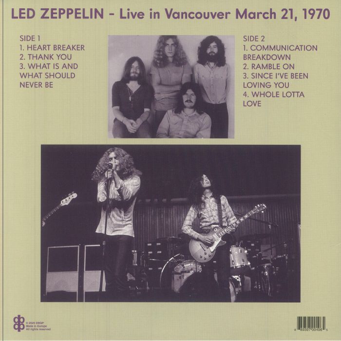 Led Zeppelin - Mudslide [LP] Limited Black Vinyl (import