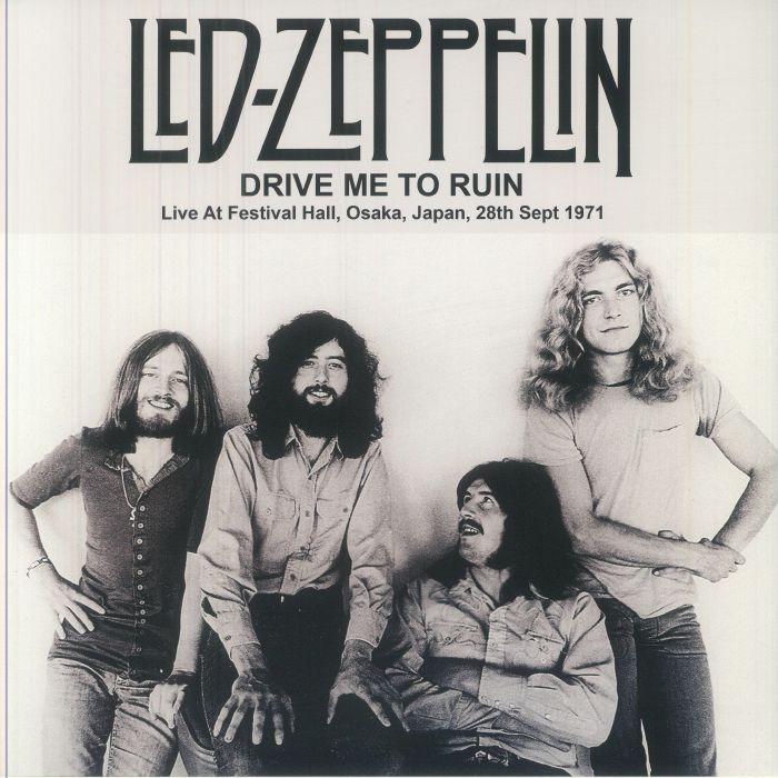 Led Zeppelin - Drive Me To Ruin [LP] Limited Black Vinyl