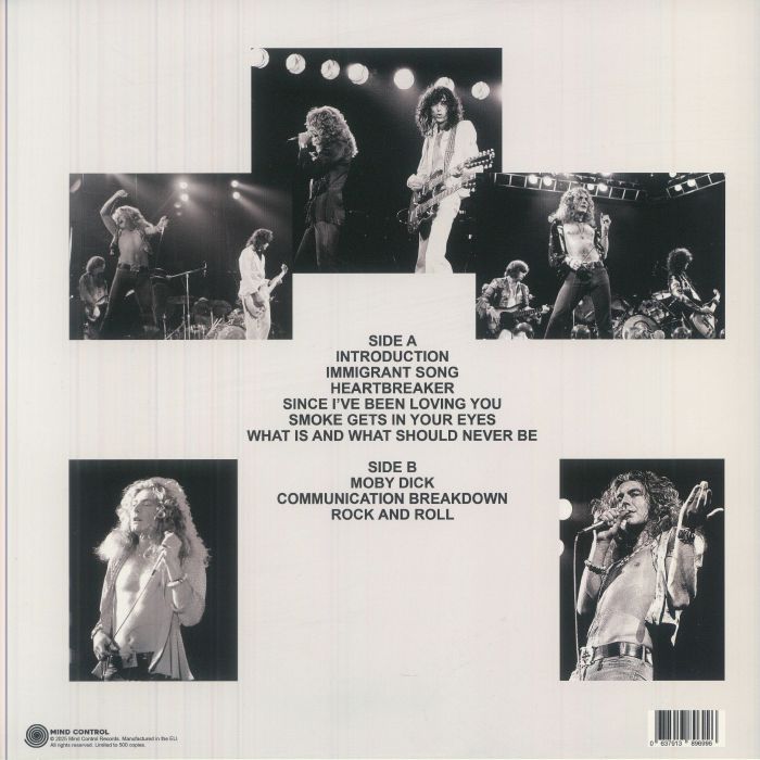 Led Zeppelin - Drive Me To Ruin [LP] Limited Black Vinyl