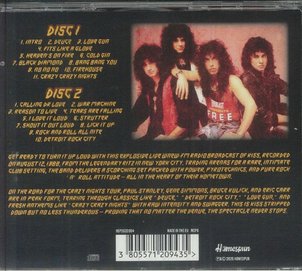 Kiss - At The Ritz New York 1988 [2CD] Limited Compact Disc (import ...