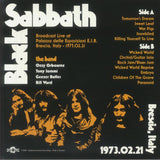 Black Sabbath - Brescia Italy 1973 [LP] Limited Black Vinyl (import)