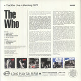 Who, The - Live At Voorburg [LP] Limited Black Vinyl (import)