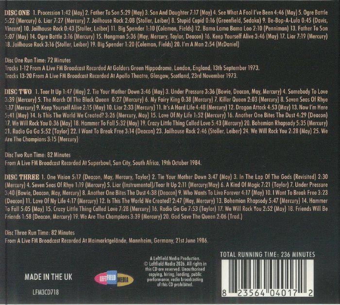 Queen - Threefold Identity [3CD] Limited Box Set (import) – Hot Tracks