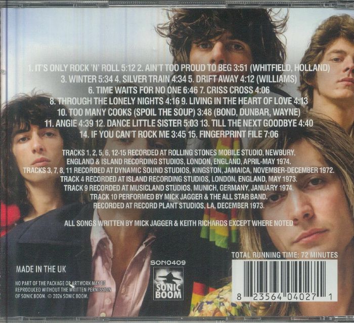 ROLLING STONES プレス2CD DAC VGP 1975年 Rolling Stones, The - The 1970s Sessions [CD] Limited Compact Disc