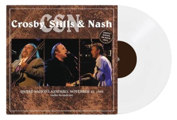 Crosby, Stills & Nash - United Nations Assembly 1989 [LP] Limited White Colored vinyl (import)