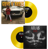 Guns N'  Roses - Nothin/Atlas [7"] Limited Canary Yellow Colored VInyl