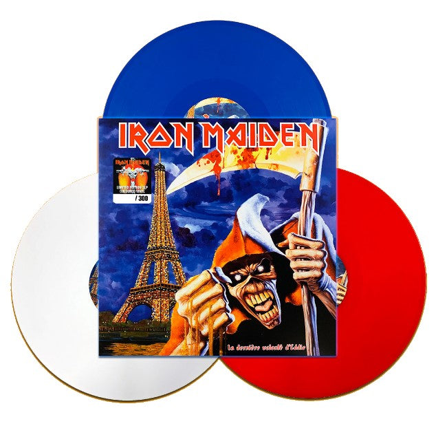 Iron Maiden - La Dernière Volonté D'Eddie [3LP] Limited Red, White & Blue Colored Vinyl, Numbered (import)