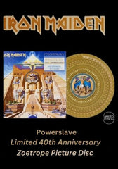 Iron Maiden -Powerslave [LP] Limited 40th Anniversary Zoetrope Picture Disc (import)