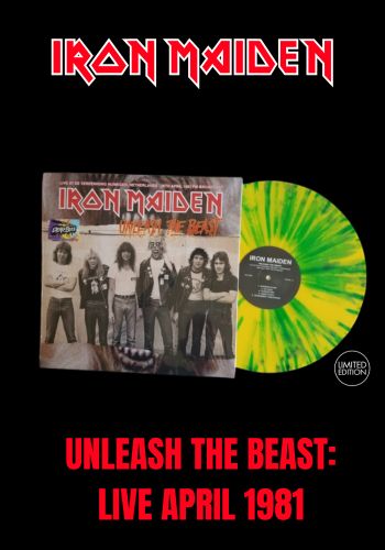Iron Maiden - Unleash The Beast: Live April 1981 [LP] Limited Splatter Colored Vinyl (import)