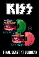 Kiss - Final Beast At Budokan [2LP] Limited Random Pink, Or Green Colored Vinyl, Numbered (import)