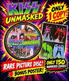 Kiss - Unmasked [LP] Limited Picture Disc, Numbered, Poster (import)