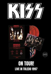 Kiss - On Tour! Live In Toledo 1997 [3LP] Limited Red Marbled Colored Vinyl, Illustrated F Side, Poster (import)
