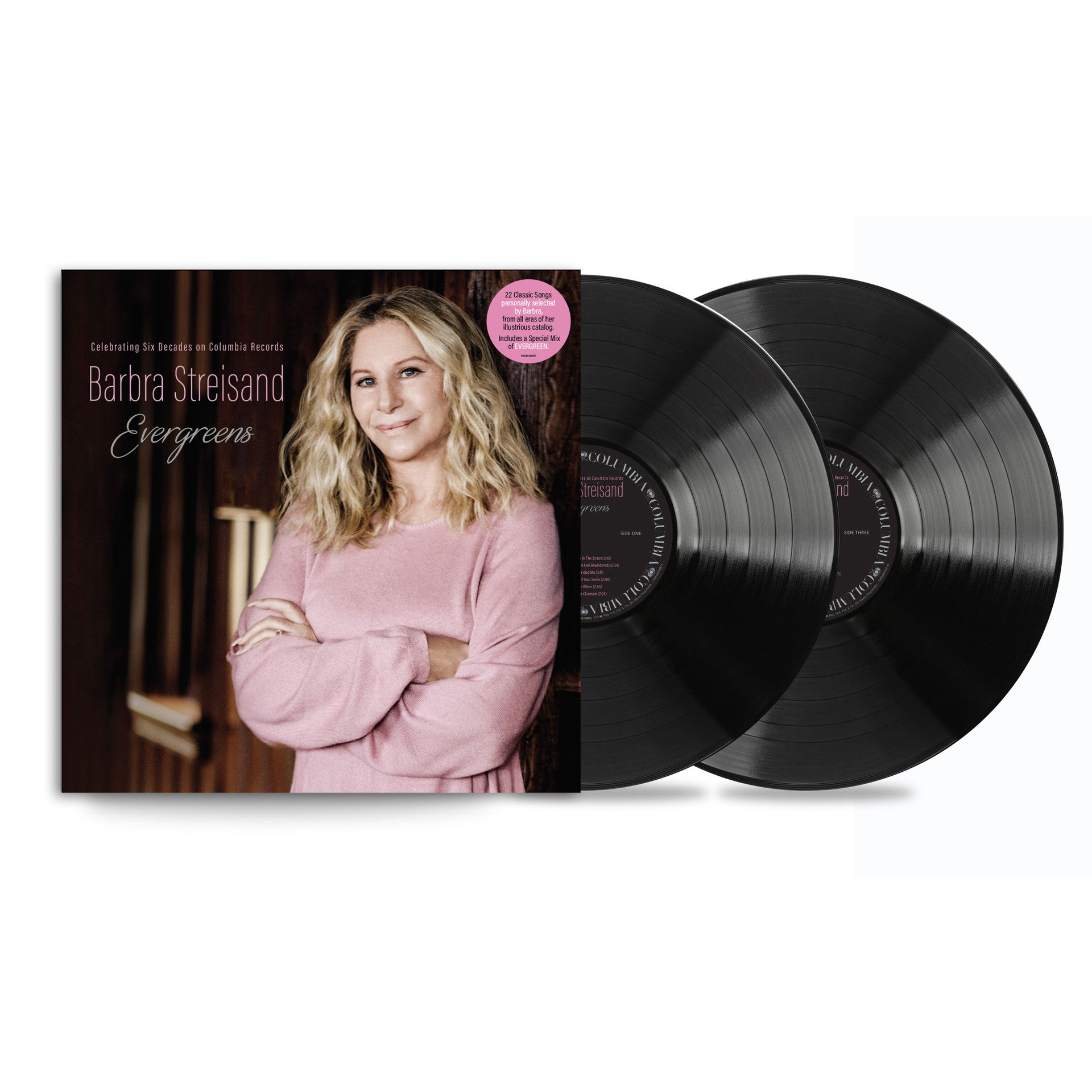 Barbra Streisand - Evergreens: Celebrating Six Decades On Columbia Records [2LP] (150 Gram, deep tracks, no tracks have appeared on previous Streisand compilation albums before)
