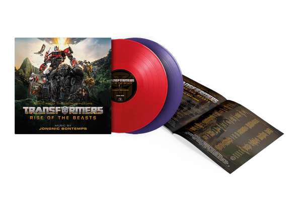 Jongnic Bontemps - Transformers: Rise Of The Beasts (Soundtrack) [2LP] (LIMITED 'AUTOBOTS' RED & 'DECEPTICONS' PURPLE 180 Gram Audiophile Vinyl, 4 page booklet, 5 bonus tracks, numbered to 500)