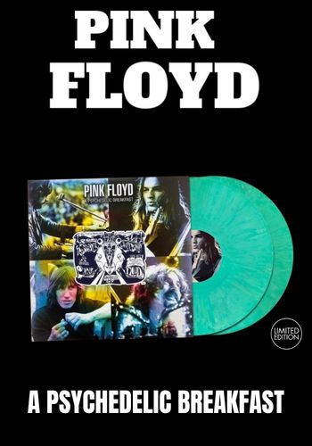 Pink Floyd - A Psychedelic Breakfast [2LP] Limited Turquoise Colored Vinyl, Gatefold (import)