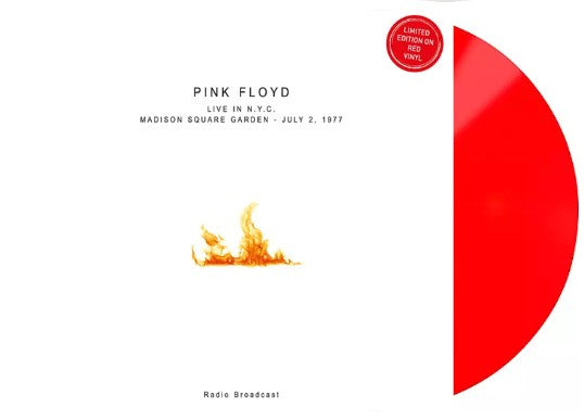Pink Floyd - Live In NYC Madison Square Garden 1977 [LP]  Limited Red Colored Vinyl (import)