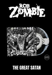 Rob Zombie - The Great Satan [LP] Limited Black/White Swirl Colored Vinyl