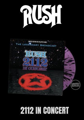 Rush - 2112 In Concert  [LP] Limited Numbered, Splatter Colored Vinyl (import)