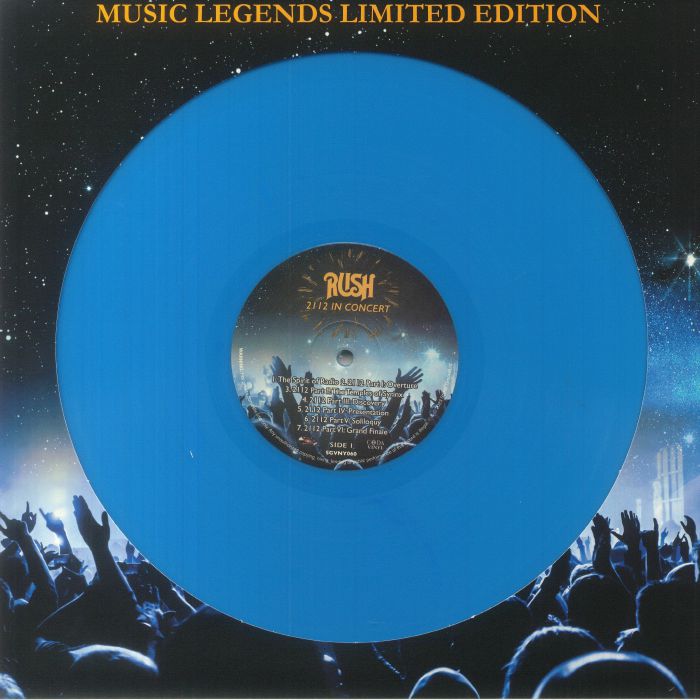 Rush - 2112 In Concert [LP] Limited Blue Colored Vinyl (import)