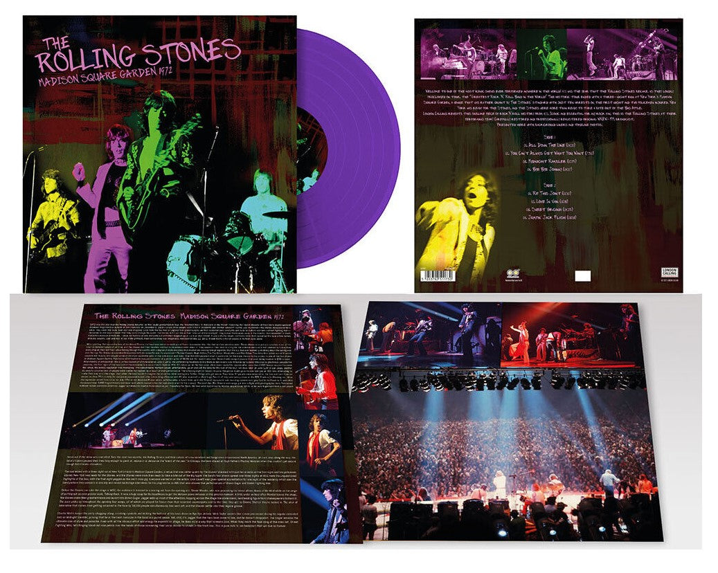 Rolling Stones, The -Madison Square Garden [LP] Limited Hand-Numbered 180gram Purple Colored Vinyl (import)