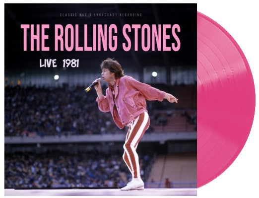 Rolling Stones, The - Live 1981 LP] Limited Pink Colored Vinyl