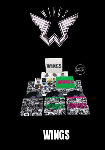 Paul McCartney & Wings - Wings [3LP] Deluxe 180gram Black Vinyl, Booklet, Posters, Stickers