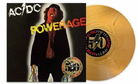 AC/DC - Powerage [LP] 50th Anniversary Gold Colored Vinyl (import)