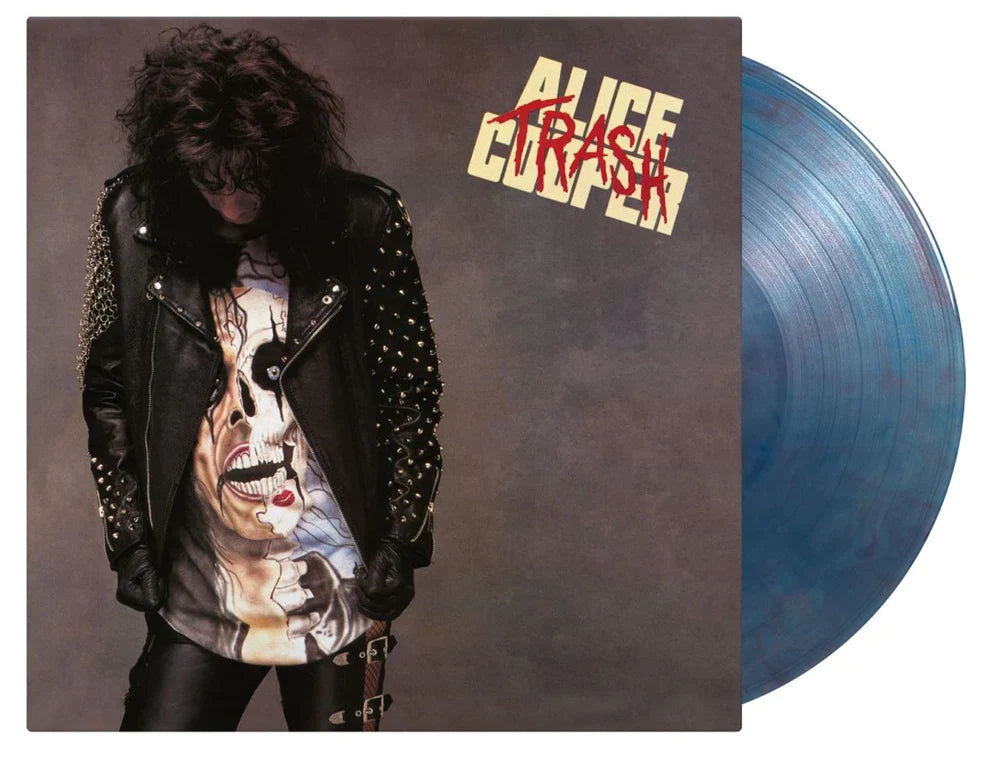 Alice Cooper - Trash [LP] Limited Edition Blue & Red Marbled Vinyl, Numbered (import)