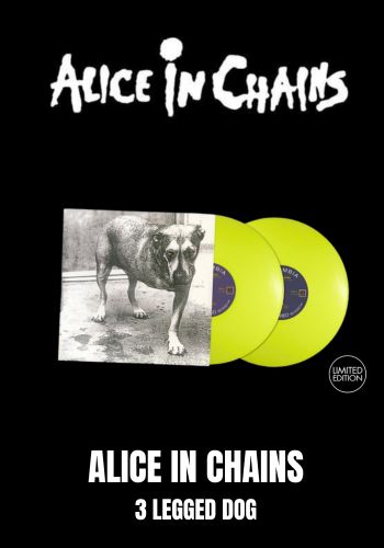 Alice In Chains -Alice In Chains (3 Legged Dog) [2LP] Limited Translucent Highlighter Yellow Colored Vinyl