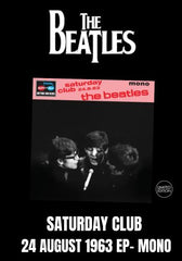 Beatles, The -Saturday Club 24th August 1963 EP (mono) [7'} Limited Black Vinyl (import)