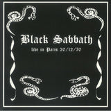 Black Sabbath - Live In Paris 20/12/70  [LP] Limited Black Vinyl  (import)