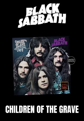 Black Sabbath - Children Of The Grave [2LP] Limited Colored VInyl, Numbered, Gatefold (import)
