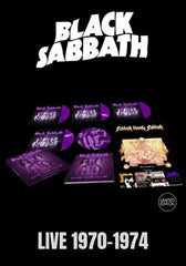 Black Sabbath - Live 1970-1974 [4LP Box] Limited, Numbered Purple Marble Colored Vinyl, Book, Poster (import)