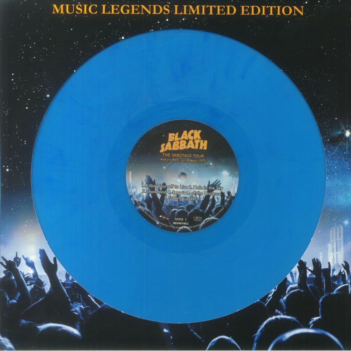 Black Sabbath- The Sabotage Tour Asbury Park 5th August 1975 [LP] Limited Blue Colored Vinyl (import)