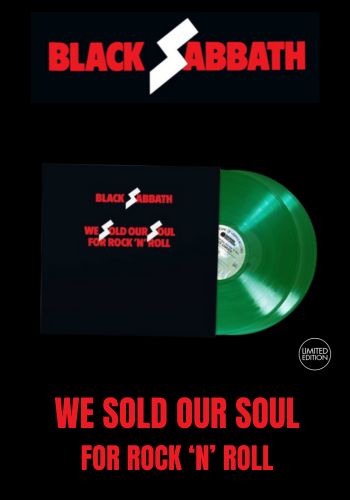 Black Sabbath - We Sold Our Soul For Rock 'N' Roll [2LP] Limited Translucent Green Colored Vinyl (Rocktober)