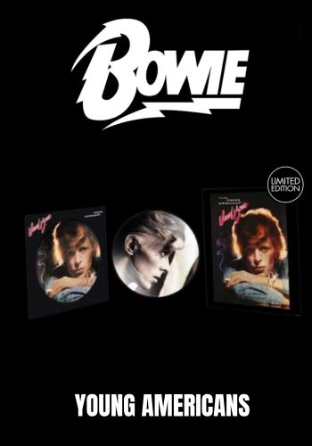 David Bowie - Young Americans [LP] Limited 50th Anniversary Half-Speed Master Picture Disc, Poster