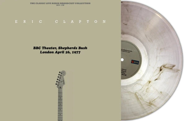 Eric Clapton - BBC Theater Shepherds Bush London 1977 [LP] Limited Hand-Numbered 180gram Clear Marbled Colored Vinyl (import)