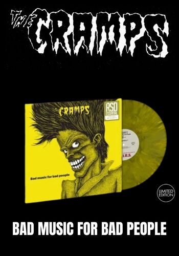 洋楽 The Cramps Bad Music For Bad People LP Cramps, The - Bad Music For Bad People [LP] Limited 