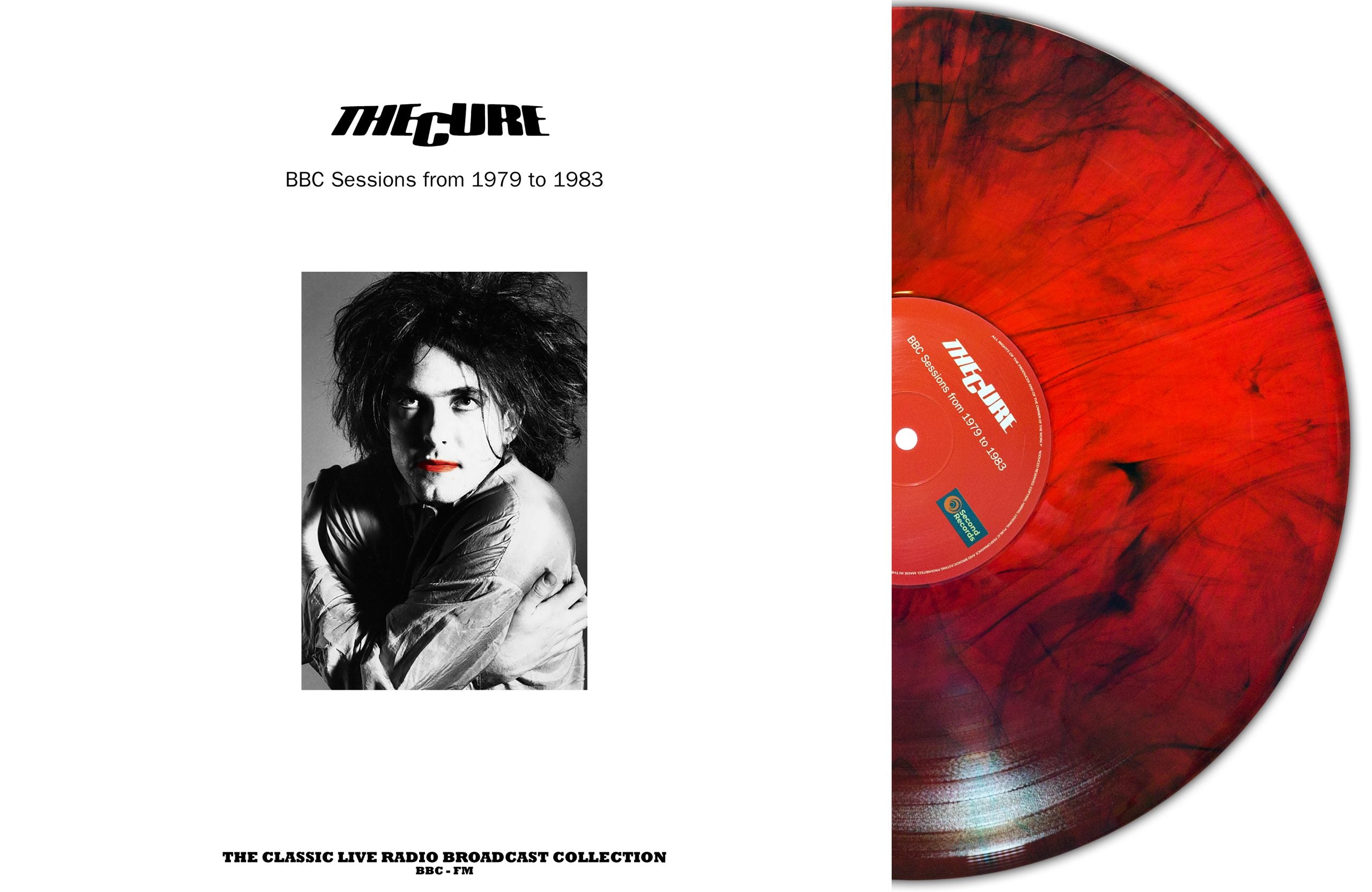 Cure, The - BBC Sessions From 1979-1983 [LP] Limited Hand-Numbered 180gram Red /Black Marble Colored Vinyl (import)