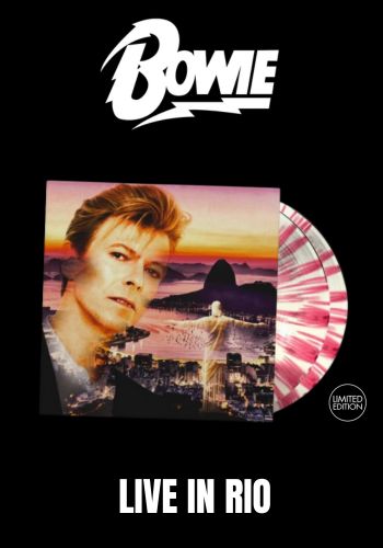 David Bowie - Live In Rio [2LP] Limited Red & White Splatter Colored Vinyl (import)