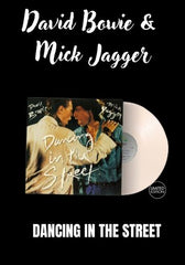 David Bowie & Mick Jagger - Dancing In The Street [LP] Limited 40th Anniversary White Colored Vinyl