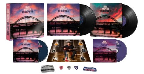 Mark Knopfler - One Deep River [3LP+2CD] (180 Gram, Deluxe Edition, 4 bonus tracks on vinyl, 5 bonus tracks on CD, litho print, guitar pick, enamel pin, limited)