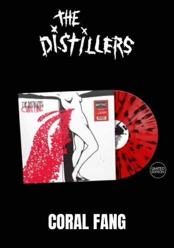 Distillers, The - Coral Fang [LP] Limited Red With Black Splatter Colored Vinyl (Rocktober)