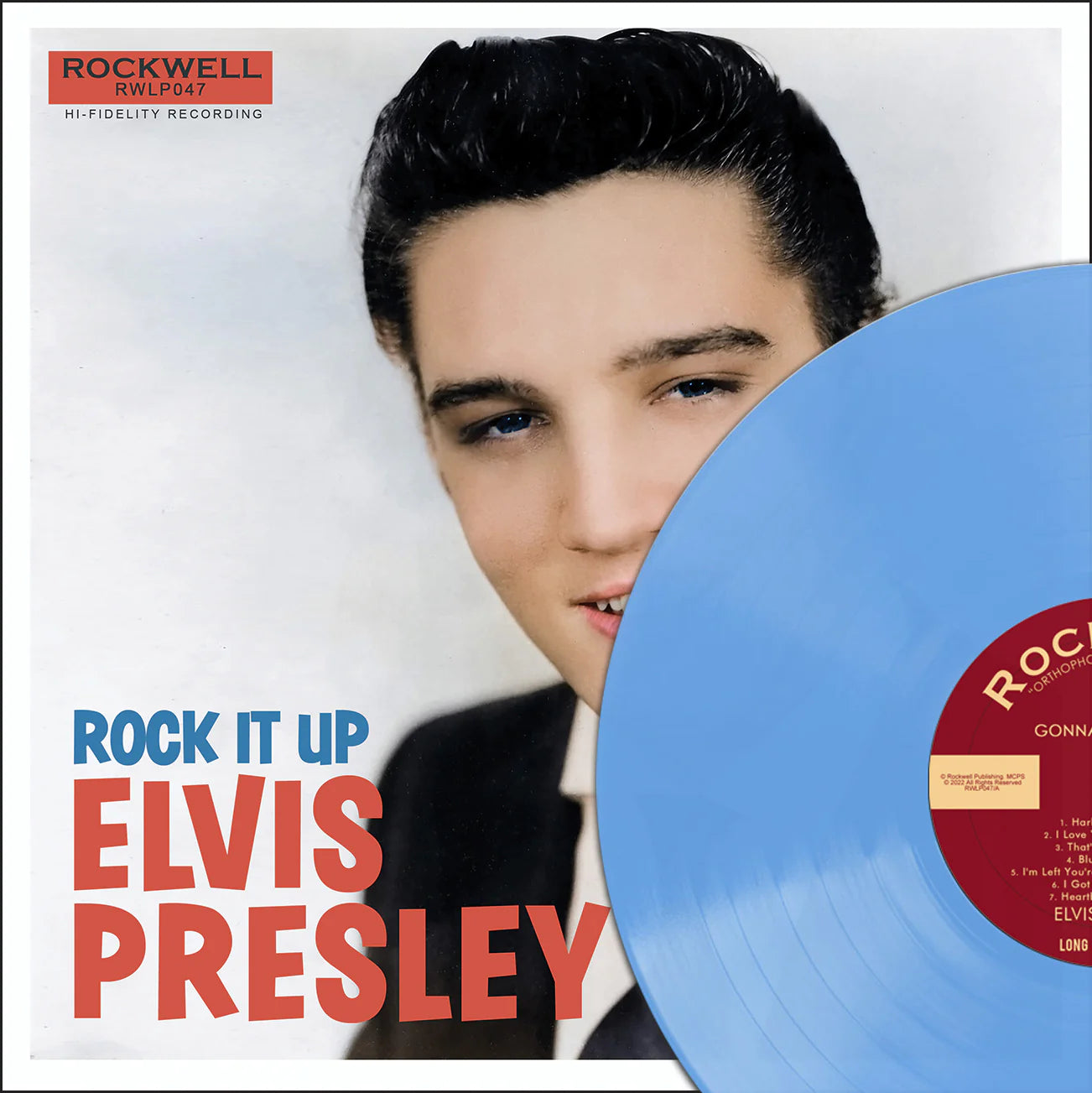Elvis Presley - Rock It Up  [LP] Limited Sky Blue Colored Vinyl (import)