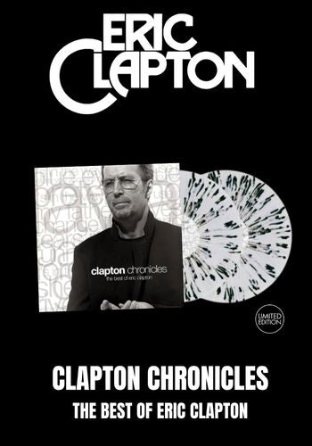 Eric Clapton - Clapton Chronicles: The Best Of Eric Clapton [2LP] Limited Black & White Splatter Colored Vinyl