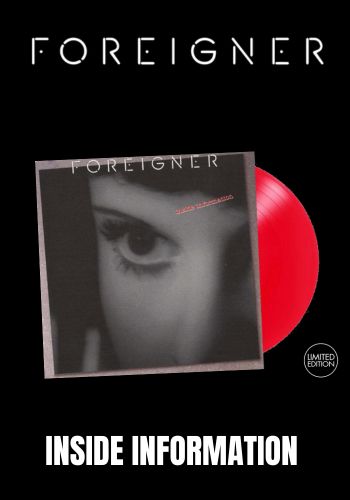 Foreigner -Inside Information [LP] Limited Clear Red Colored VInyl, Gatefold