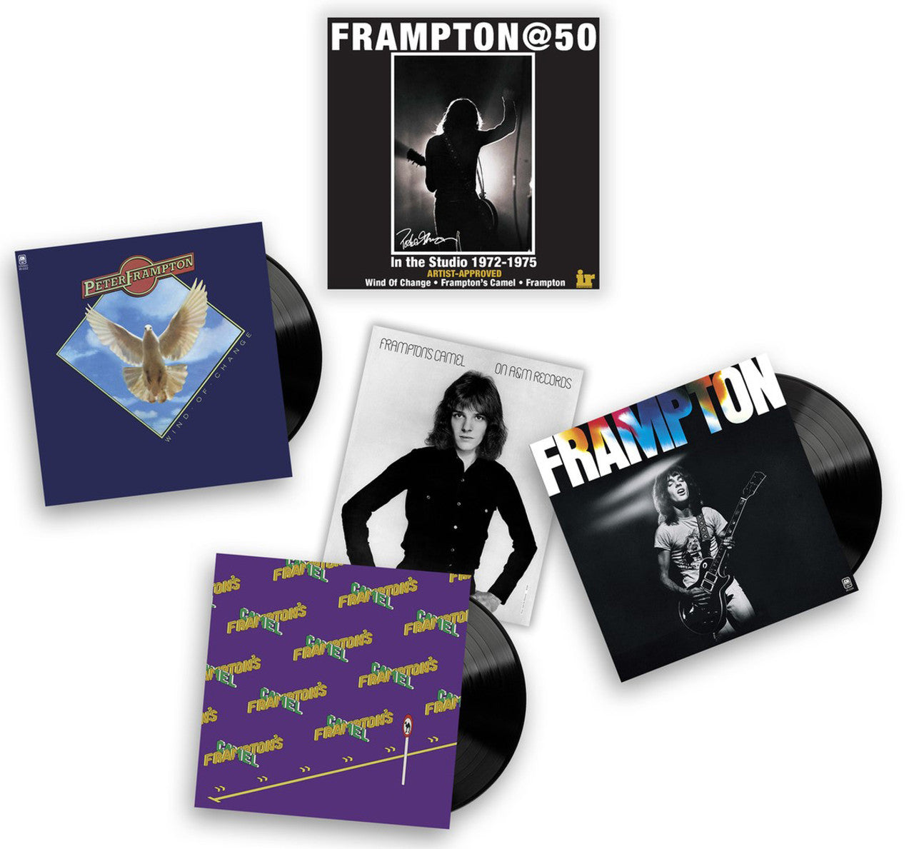 Peter Frampton - Frampton@50: In the Studio 1972-1975 [3LP Box] (180 Gram Audiophile Vinyl, 100% analog mastering from tape, gatefold jackets, vintage poster, limited/numbered to 2500)